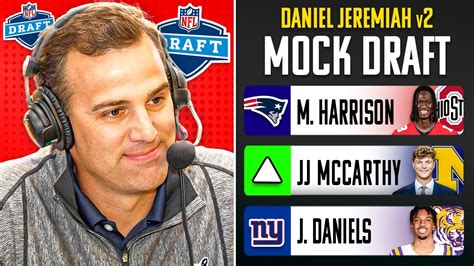 Daniel Jeremiah 2024 NFL Mock Draft 2 0 Reaction YouTube