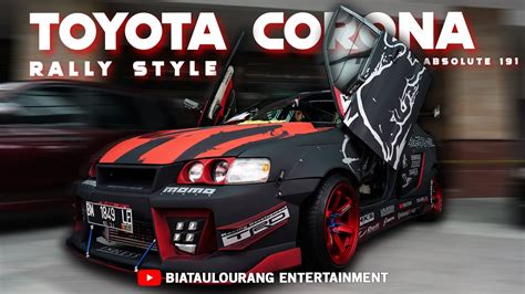 REVIEW MODIFIKASI TOYOTA CORONA ABSOLUTE 191 RALLY STYLE