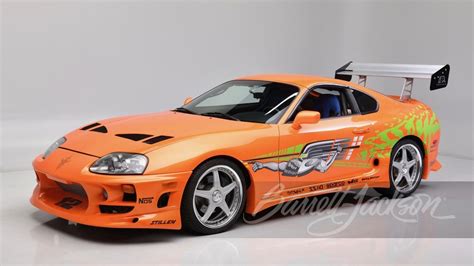 1994 Toyota Supra driven by Paul Walker in "The Fast and the Furious" for sale