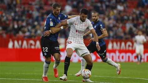 Las imágenes del Sevilla Alavés