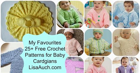 FREE Crochet Patterns Baby Cardigans