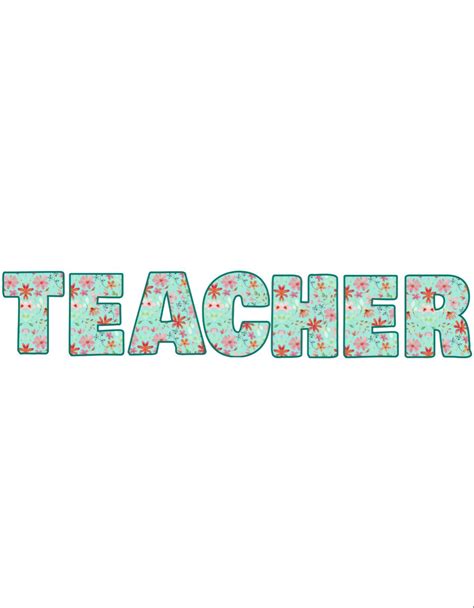 Teacher Design Teacher Sublimation Digital Download Sublimation