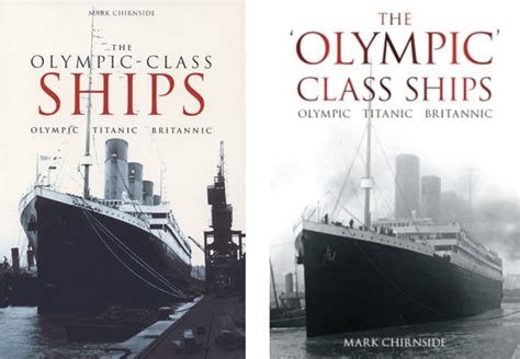 The ‘Olympic’ Class Ships: Olympic, Titanic & Britannic – Mark Chirnside’s Reception Room