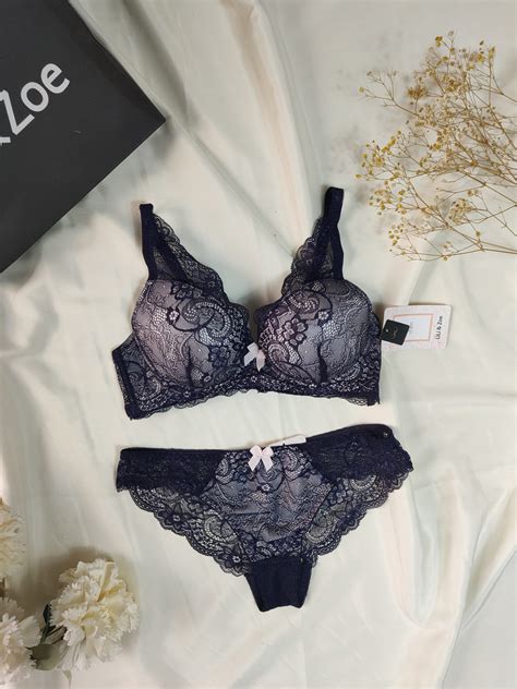 Ens pcs Bleu Marine Lili Zoé Lingerie