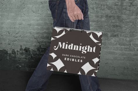 midnight dark chocolate edibles   design