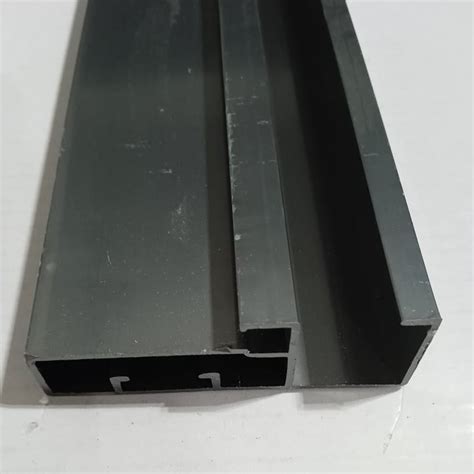 10 Feet Aluminium Black Shutter Profile Handle For Cabinet Fitting