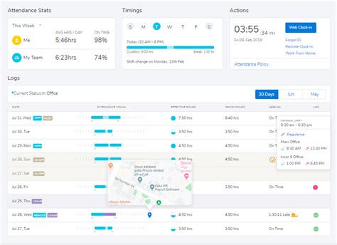 Top Attendance Management Software Zimyo Hrms