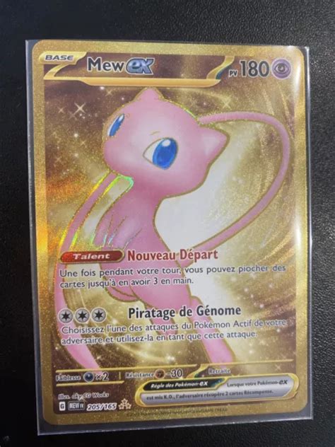 CARTE POKÉMON MEW Ex 205 165 Gold EV 3 5 151 FR EUR 22 00 PicClick FR