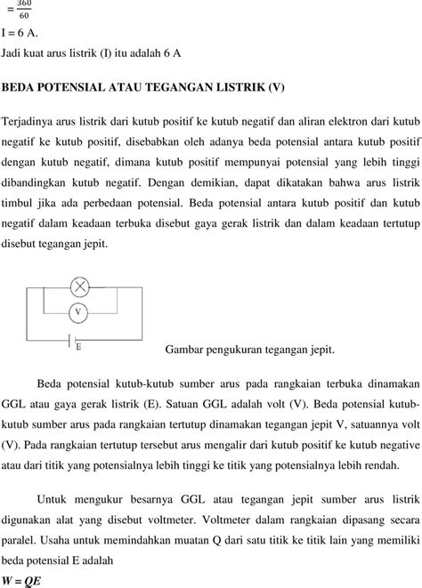 Contoh Lembar Kerja Listrik Dinamis 5 Contoh Listrik Dinamis Riset