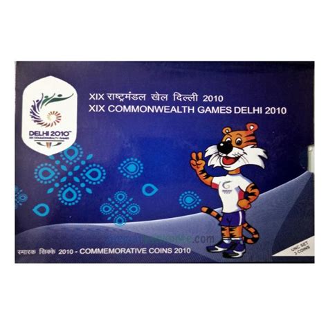 Xix Commonwealth Games Delhi Rupees Kolkata Mint Unc