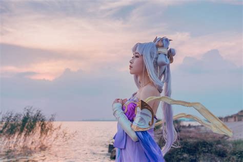 超清壁纸：王者荣耀嫦娥真人版cosplay桌面壁纸 搜狐大视野 搜狐新闻