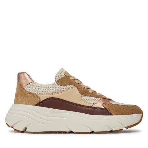 Sneakers Geox D Diamanta D Ufb As C Beige Eschuhe De