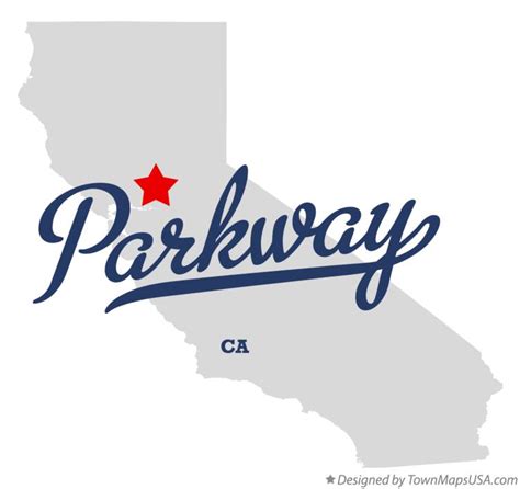 Map of Parkway, CA, California