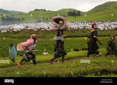 IDP Camp in Rubaya town, Masisi Territory, North Kivu - Eastern DRC ...