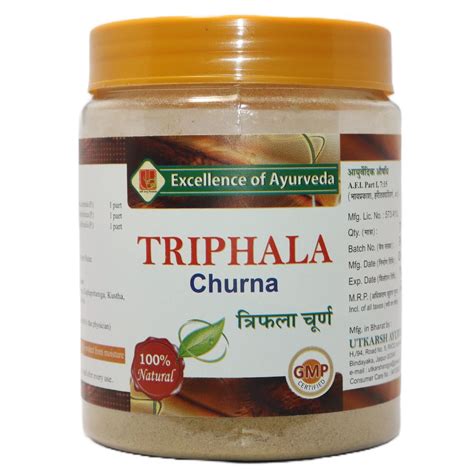Triphala Churna - With No added Ingredients - Utkarsh Ayurveda