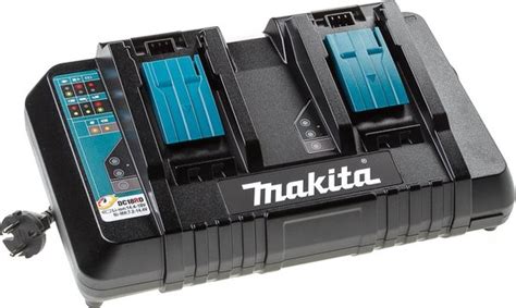 Makita Dc Rd V V Li Ion Twin Port Snellader Bol