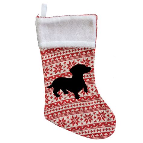 Dachshund Christmas Stocking, Personalized With Dog's Breed Pet Gift ...