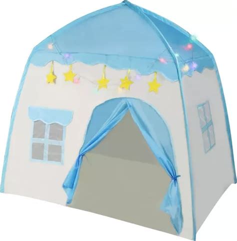 Carpa Casita Armable B c Rosa O Azul De Juegos Para Niños Cuotas sin