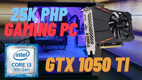 25k Gaming Pc Build Guide How To Build A Pc Ft Gtx 1050 Ti Youtube