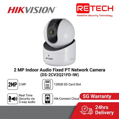 Retech HIKVISION 2 MP IR Fixed Network CCTV Security WIFI Camera