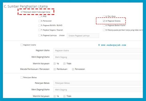 Cara Mengisi Formulir Bikin Npwp Online Cara Mengisi Formulir Npwp