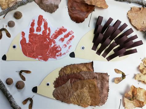 Familie Und Mehr Herbstzeit Mit Kindern Igel Basteln Vorlage Ideen