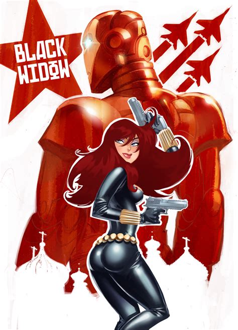 Comics Forever The Black Widow And Iron Man Pencils And Digital