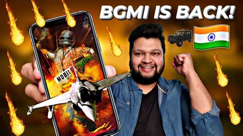 Bgmi Is Officially Back 😍 Bgmi Unban Battle Ground Mobile India