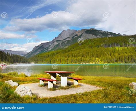 Mount Rundle Banff National Park Stock Photo Image Of Alberta