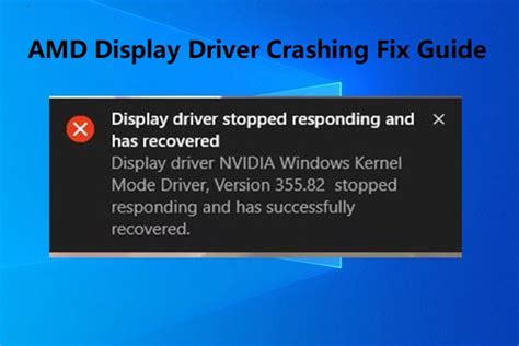 Top 5 Solutions To Amd Display Drivers Crashing Issue Minitool