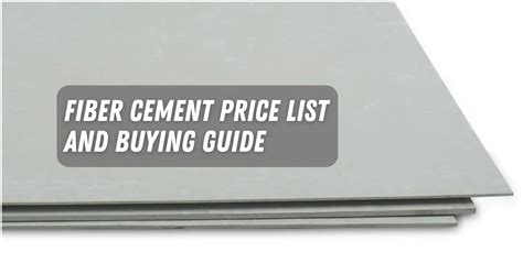 Fiber Cement Board Price List Buying Guide In Philippines 2023