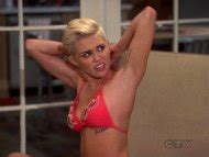 Naked Miley Cyrus In Two And A Half Men