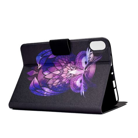 For Lenovo Legion Y700 Electric Pressed Smart Leather Tablet Case Owl