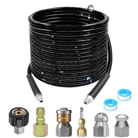 Buy Selkie Pressure Washer Sewer Jetter Kit 50ft Hydro Drain Jetter