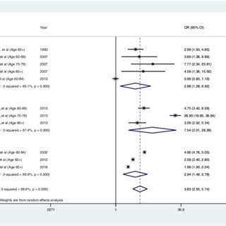 A Forest Plot Of Sub Group Analysis According To Category Of Ages