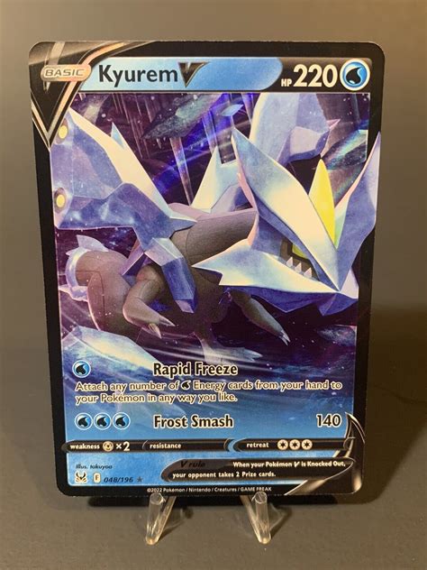 Kyurem V Ultra Rare Pokemon Tcg Lost Origin Ebay