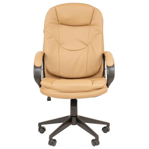 Кресло для руководителя Easy Chair 695 TPU бежевое (экокожа, пластик ...