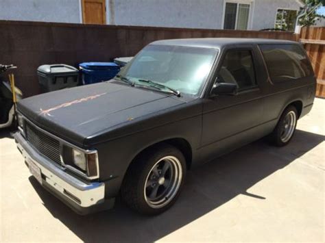 Purchase Used 1994 Gmc Jimmy S10 Blazer Custom Flat Black Lowered