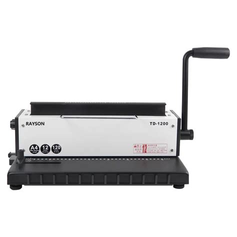 Rayson TD-1200 Wire Binder 34 Holes 3:1 pitch Wire Binding Machine for ...