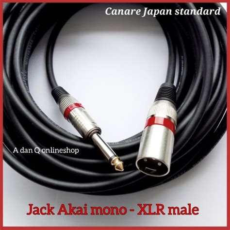 Jual Kabel Jack Akai To Xlr Male Kabel Gitar To Mixer Shopee Indonesia