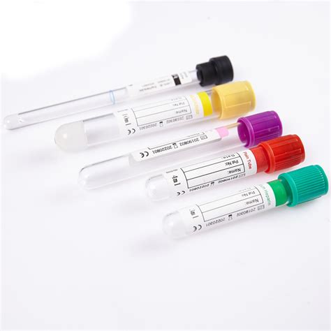 Blood Collection Tube Color Guide Quest Yangzhou Easierway Import And