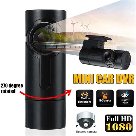 FHD 1080P Мини Автомобильный видеорегистратор, камера ночного видения с ...