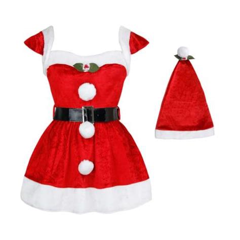 Sexy Mrs Claus Masquerade Costume Hire