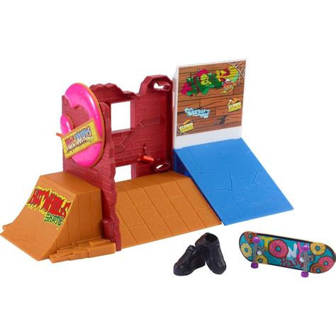 Mattel Hot Wheels Skates Fingerboard skatepark Herní set Donut Skatepark 4KIDS cz