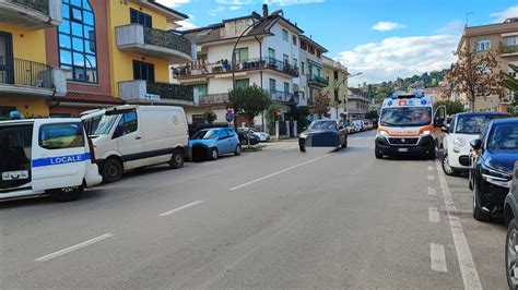 San Benedetto Incidente In Via Manzoni Giovane Ciclista Trasportata