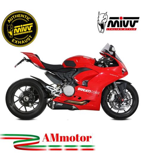 Mivv Ducati Panigale V Terminale Di Scarico Moto Slip On Delta Race