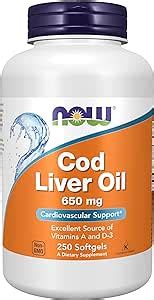 Now Food Cod Liver Oil Mg Soft Gels Buy Online At Best Price