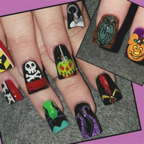 Disney Villains By Oli From Nail Art Gallery Nail Art Disney