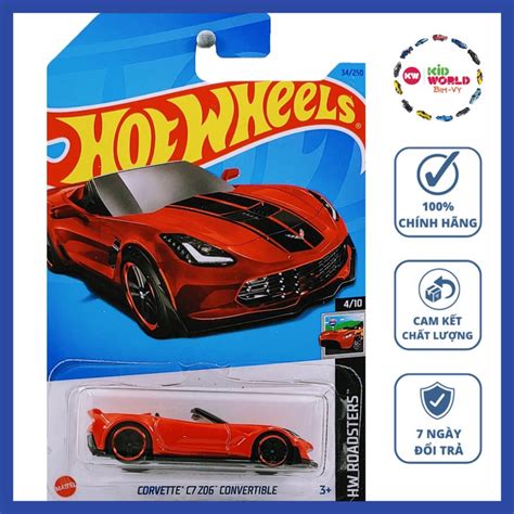Xe mô hình Hot Wheels basic Corvette C Z Convertible HKH Shopee Việt Nam