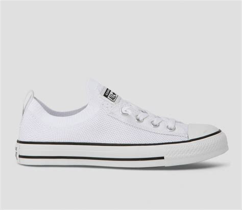 Converse Womens Chuck Taylor All Star Shoreline Knit Slip Low Top Wh